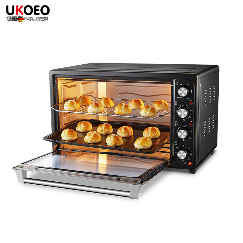 热销UKOEO HBD-7001烤箱家用烘焙大容量电烤箱多功能上下控温70L