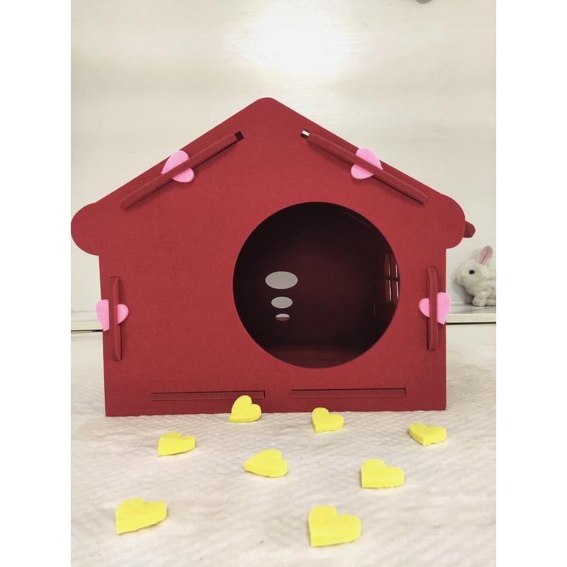 吸音板猫舍四季通用宠物窝隔音保暖毛毡聚酯纤维透气批发猫窝别墅