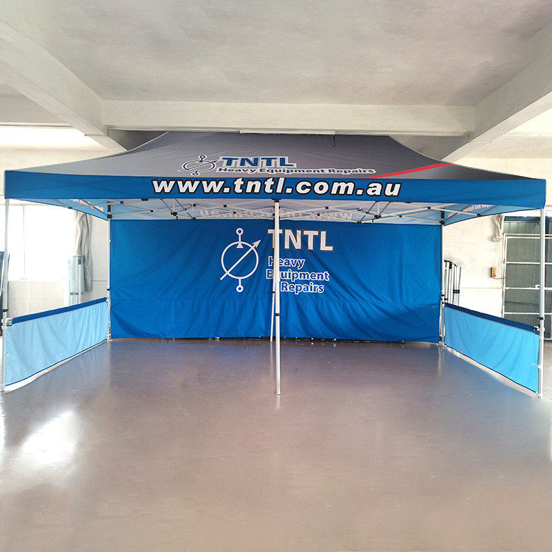 四角伞展览帐篷logo折叠遮阳篷3米x6米户外加厚广告帐篷加印自动