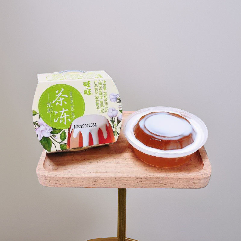 新货新品旺仔冻茶果冻茶冻/咖啡冻/茉莉红茶阿萨姆布丁冻130*8个