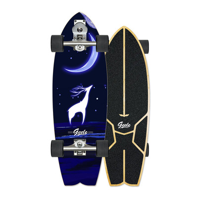 热销geele陆地冲浪板s7板训练滑雪smoothstar推进器slide模拟冲浪