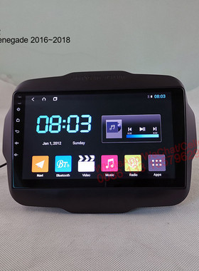 热销适用于16~18款吉普自由侠jeeprenegade中控改装carplay导航大