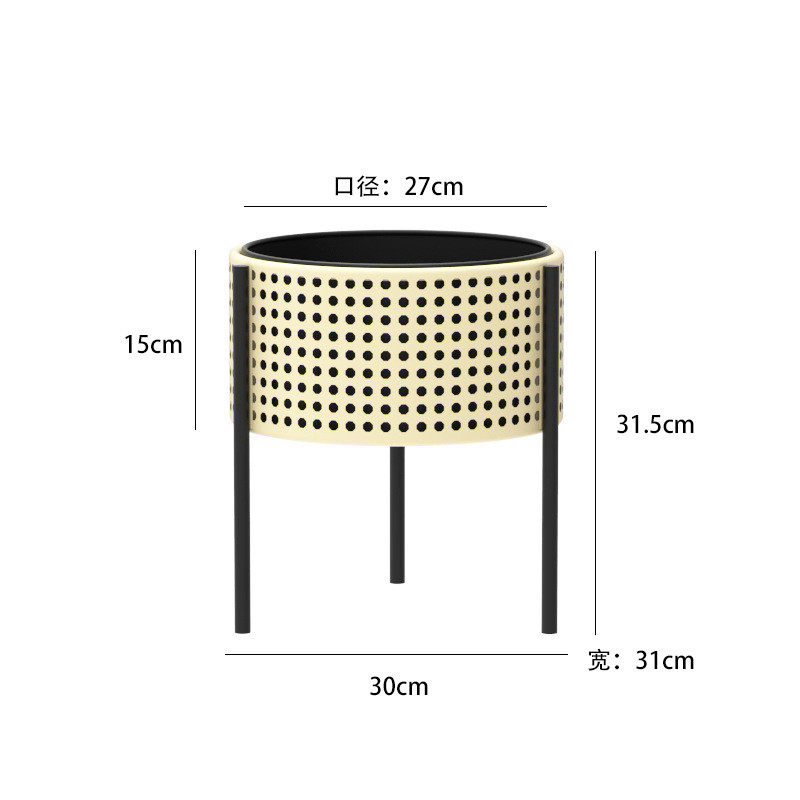 仿编藤三脚架室内户外盆阳台落地架金属北欧绿萝铁艺花架盆器绿植,鲜花速递/花卉仿真/绿植园艺,花盆,淘宝优惠券,粉丝福利购,淘宝优惠卷