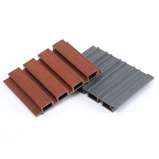 热销江苏219x26共挤长城塑木格栅木纹室外板共挤庭院外墙木塑长城