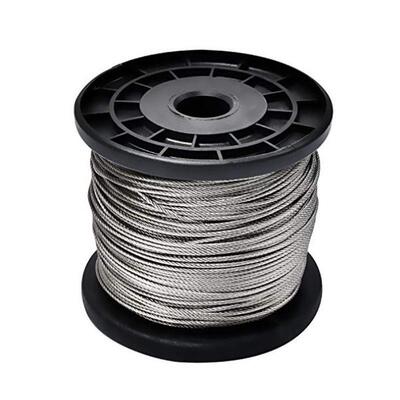 热销304钢索钢丝1/162mm100m328ft7*7