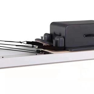 m043拉提大器械核心床铝合金中脚低脚平床全轨道小白床半高架