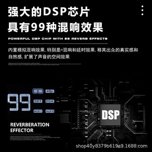 热销前级效果器专业k歌防混响卡拉ok啸叫反馈抑制器家用ktv99种效