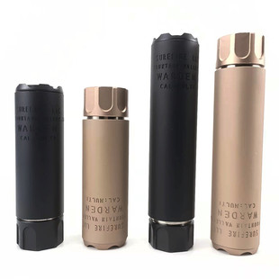 金属模型新版玩具 金属消14逆牙19直插金属SOCOM消音器 复刻版