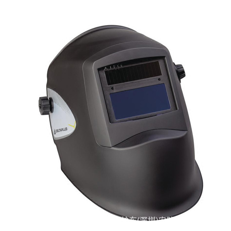 热销自动变光电焊面屏 焊接智能太阳能面罩 电焊安全面罩代尔塔10