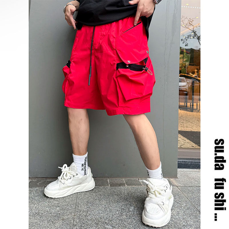 素搭夏季新款休闲五分裤男潮流时尚百搭高品质多口袋工装男,男装,短裤,淘宝优惠券,粉丝福利购,淘宝优惠卷