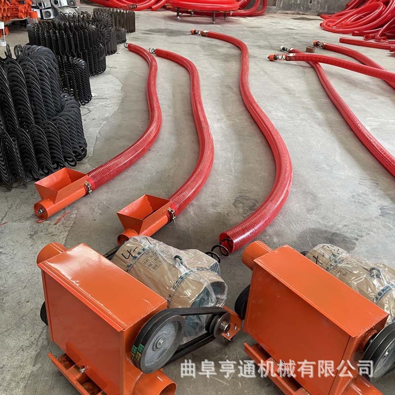 热销供应机驱软管吸粮机工业粉尘颗粒提升机多种规格螺旋蛟龙吸粮