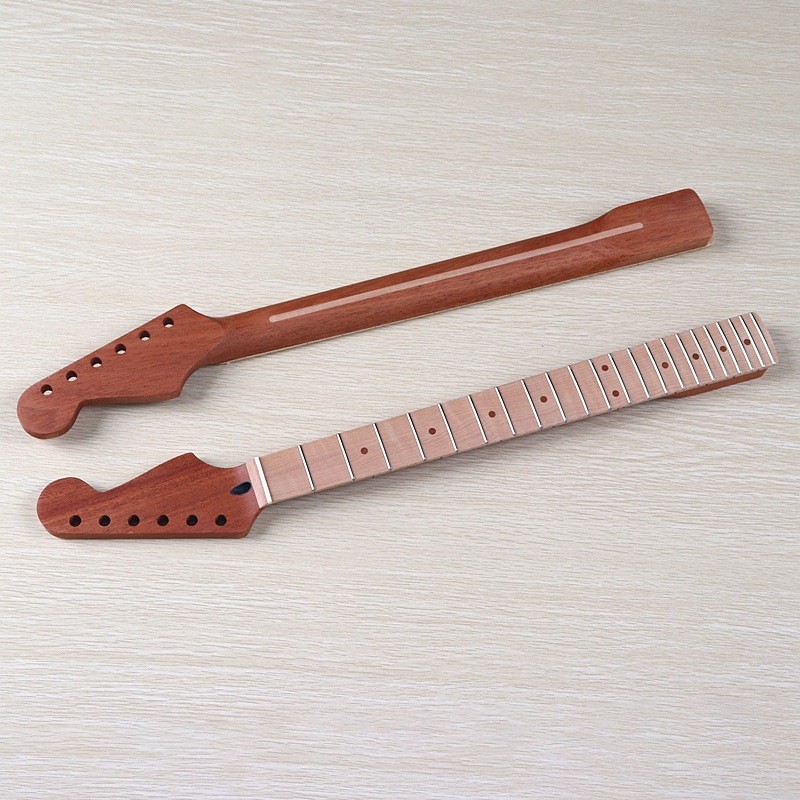 热销6吉他22品哑光枫木桃花芯琴颈tst电吉他琴柄弦组装diy乐器配