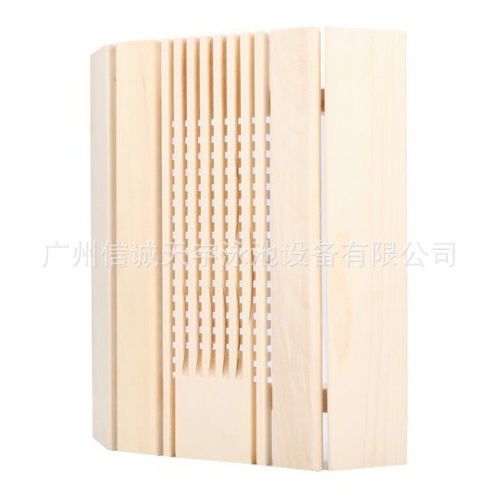 厂家直销桑拿防潮耐高温木灯罩汗蒸箱木质白杨木灯罩配件灯罩