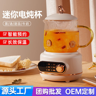 迷你养生壶办公室小型一人用多功能电炖杯玻璃杯电热煮茶壶养生杯