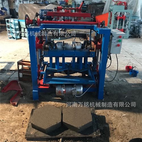 热销实心六棱块护坡机砖六边形植草砖机水利护坡砖机设备结构合理