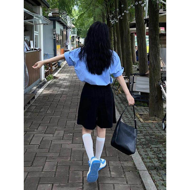 黑色休闲女大码胖mm夏季薄款遮肉a字梨型身材五分裤,女装/女士精品,大码裤装,淘宝优惠券,粉丝福利购,淘宝优惠卷