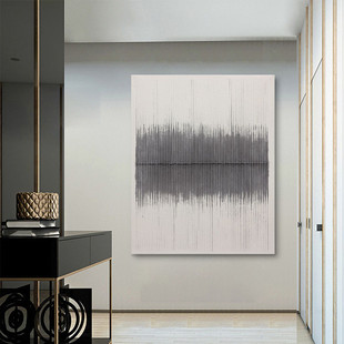 大芬村纯手绘抽象玄关艺术画现代客厅装饰画壁画挂画轻奢走廊油画