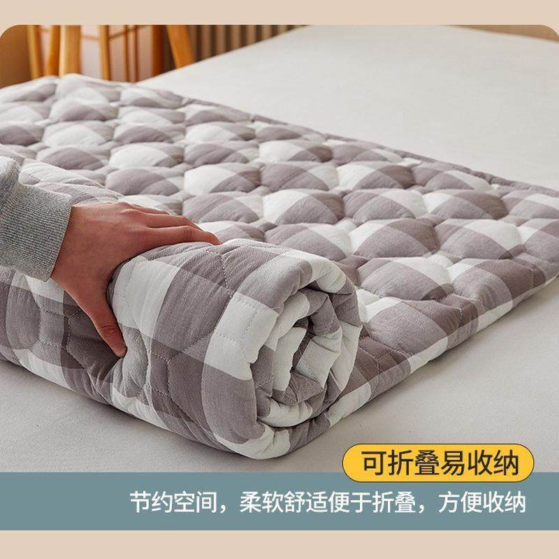 2024年A类新疆全棉棉花床垫纯棉褥子色织水洗棉床护垫薄款,床上用品,床垫/床褥/床护垫/榻榻米床垫,淘宝优惠券,粉丝福利购,淘宝优惠卷