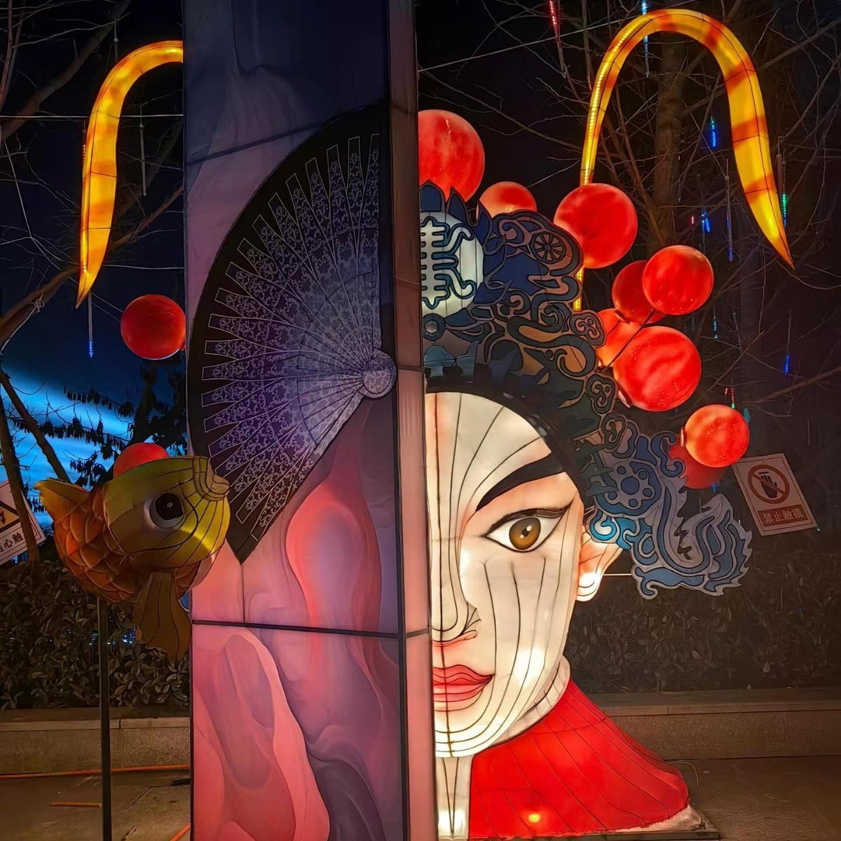 热销浙江灯展人物造型花灯设计自贡大型彩灯灯光春节亮化国潮厂家