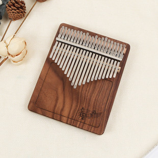 17音21易学拇指琴黑胡桃木板式 手指琴卡林巴初学男女生简单音乐器