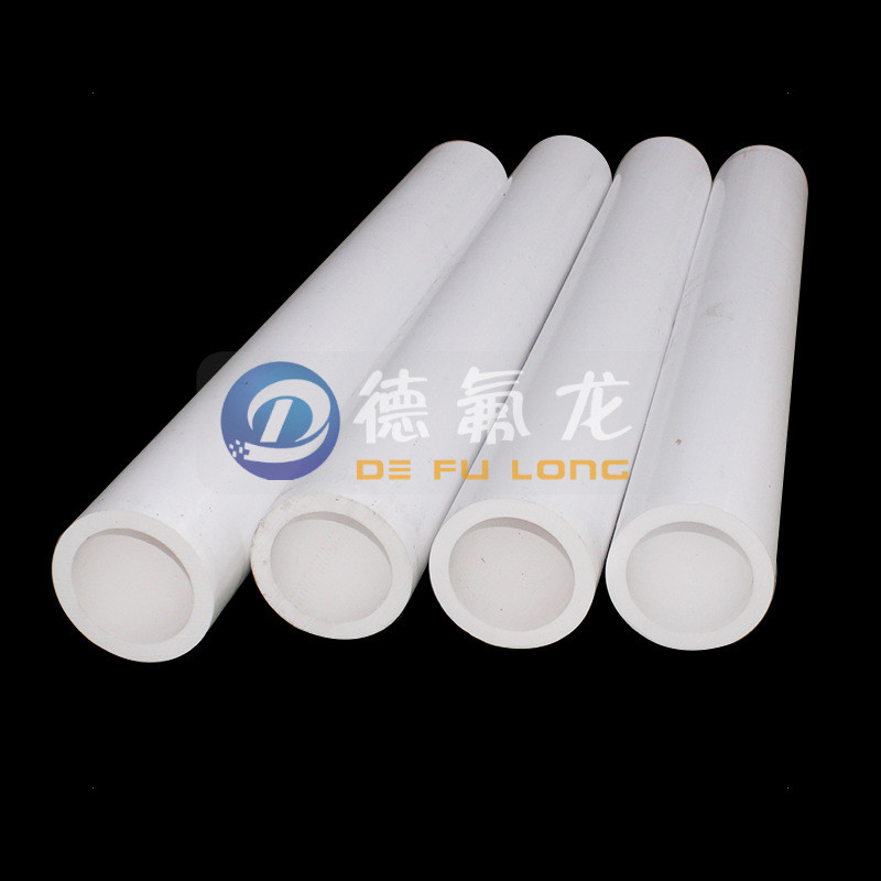 厂家白色加工四氟推压管ptfe塑料王管铁氟龙管聚四氟乙烯绝缘管