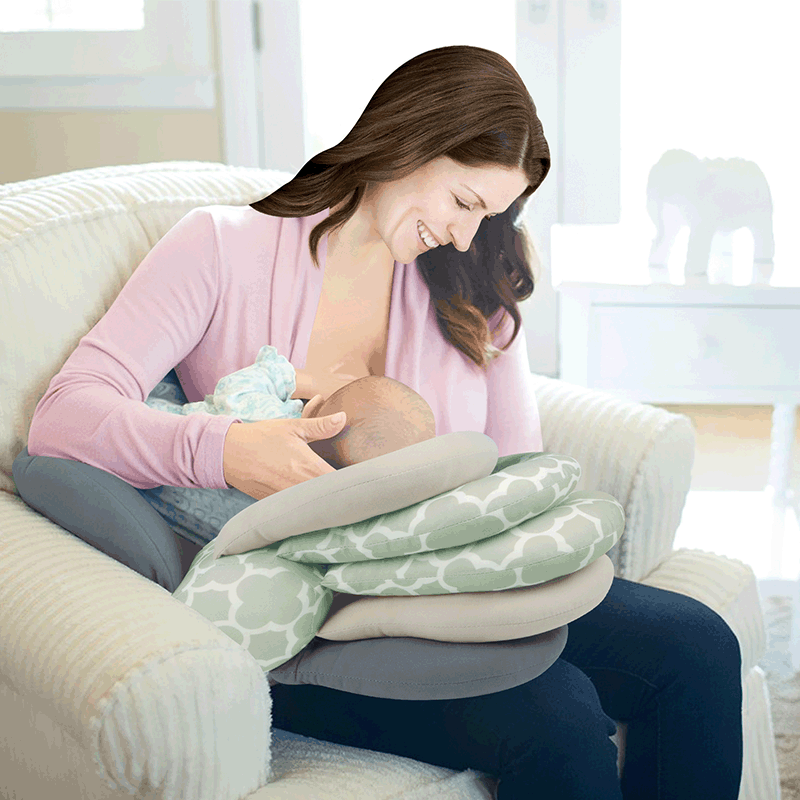新生婴儿哺乳枕多功能护腰抱枕新生儿喂奶宝宝喂奶枕防吐奶椅托