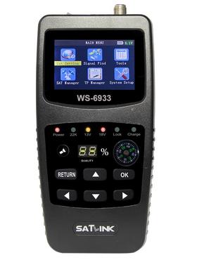 热销satlinkws-6933dvb-s2仪星寻ws6933调星仪带手电筒指南针