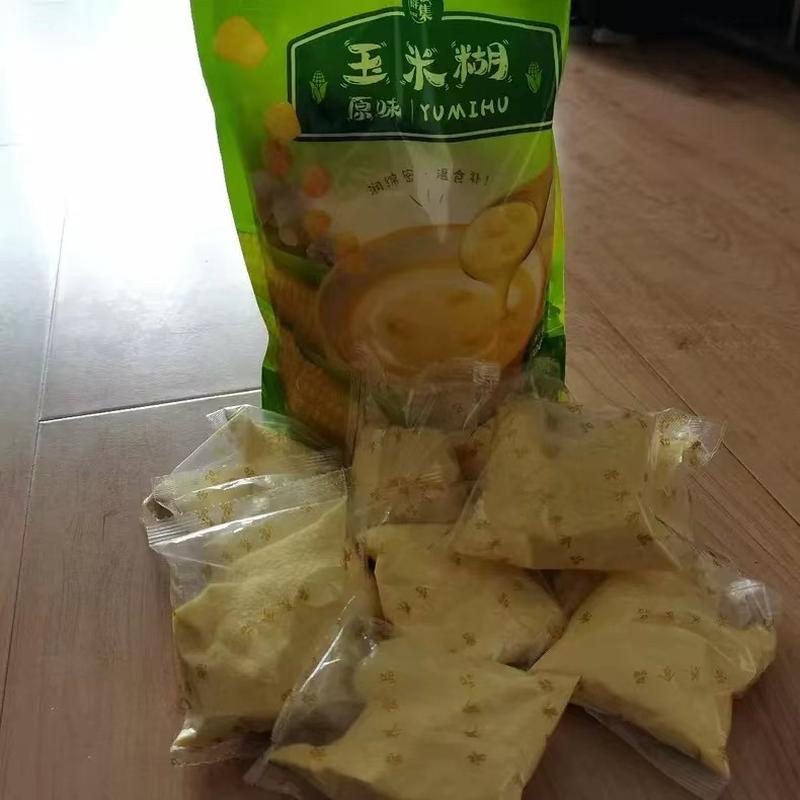 速发原味纯无400g膨化玉米粉即食玉米糊蔗糖营养早餐代餐粉速食玉图片
