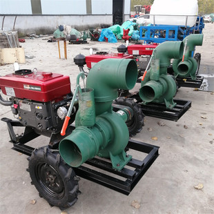 6寸离心泵 大流量抽污水泵排水排涝工程导水泵柴油移动款