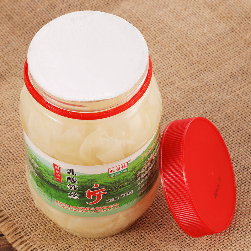 福州酸笋丝片北国椿乳酸笋丝片福建特产煮鱼汤去腥调味酸笋片900g