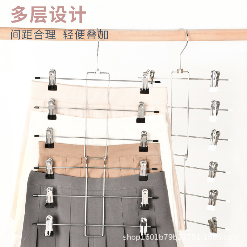 挂内衣吊带衣架多层运动背心文胸收纳神器围巾挂钩多功能丝巾挂架