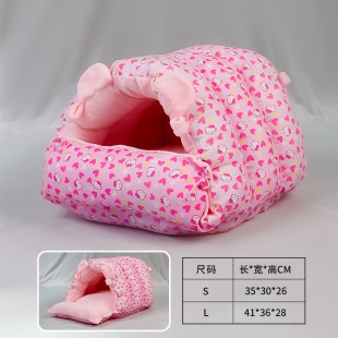 猫咪吊床挂专用封闭式 保暖宠物窝猫笼子用笼子窝睡袋 吊篮猫窝冬季