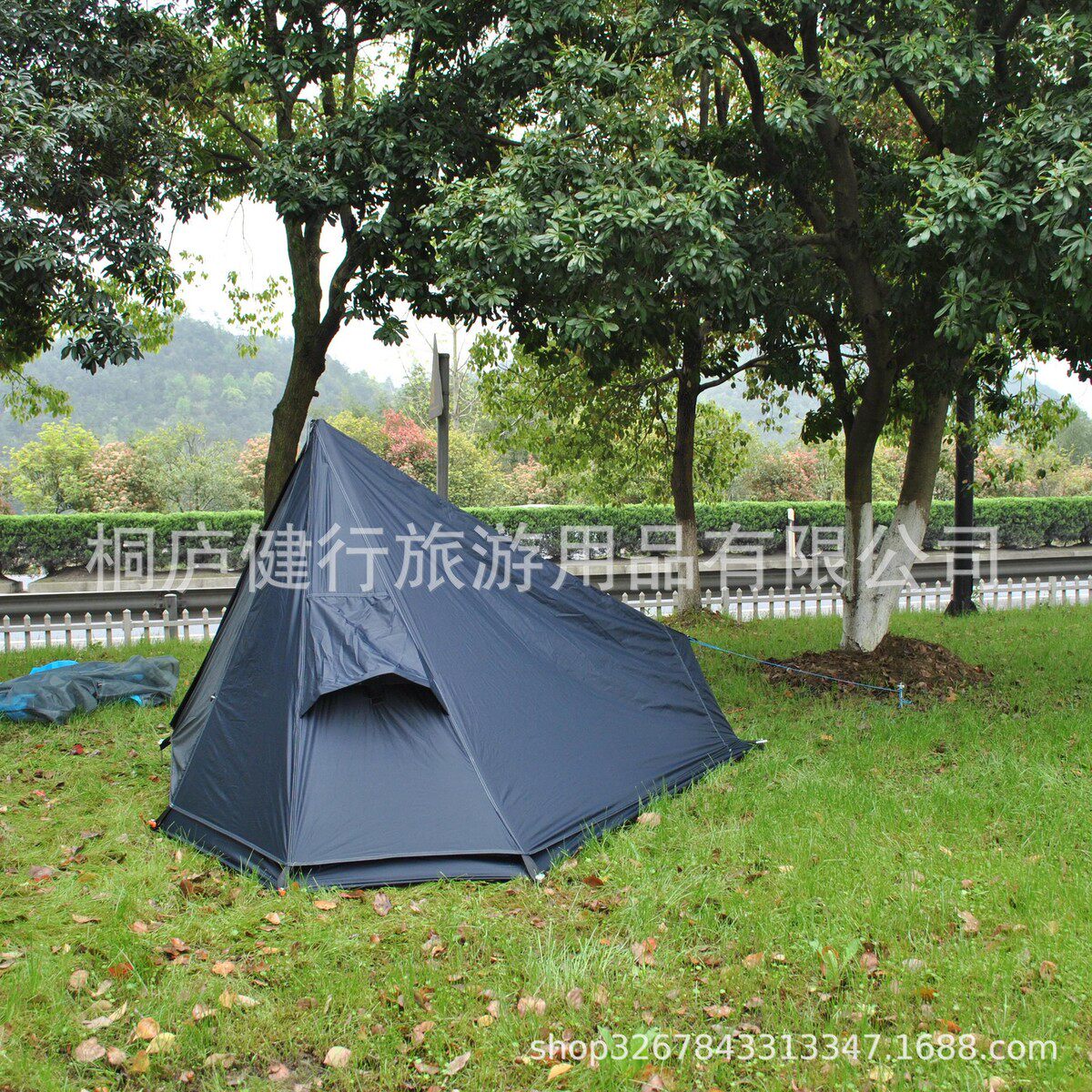 50个可外贸印logo无仅650g15d涂硅面料无杆帐篷单人超轻杆帐篷