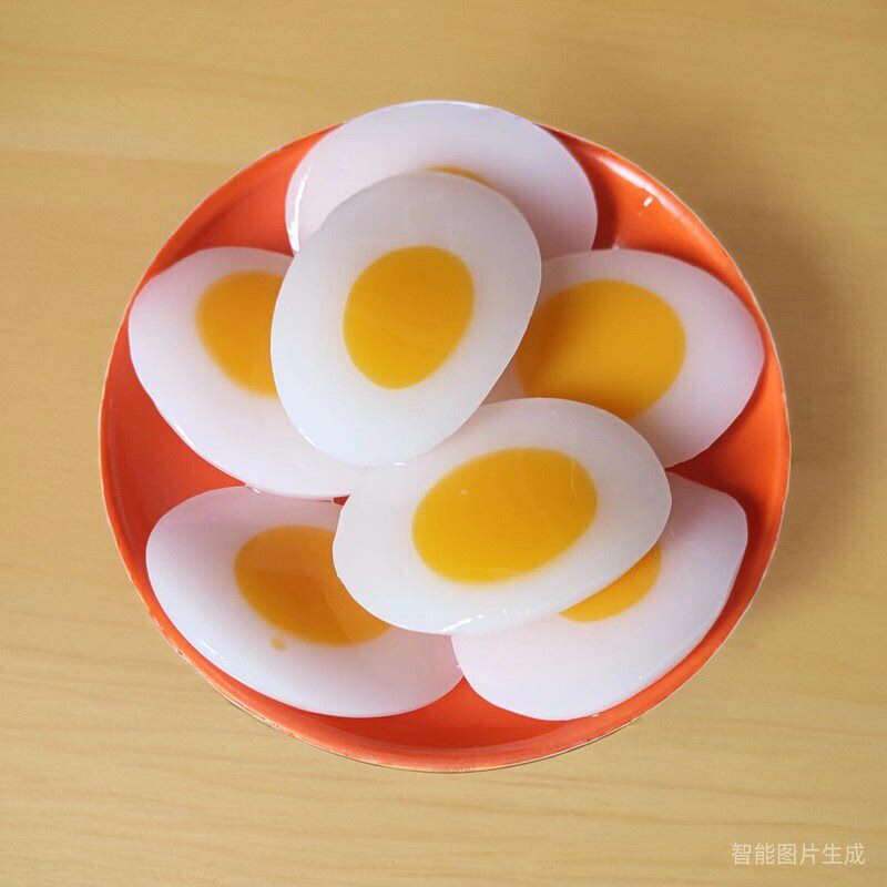 新货鸡蛋布丁四果汤原料鸡蛋型布甸水蜜桃味甜品配料椰果魔芋果