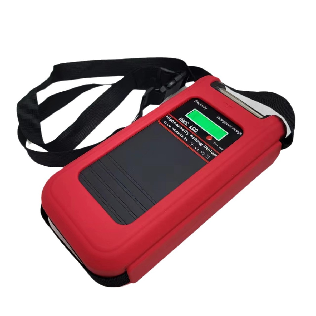 新品14.8V/16.8V20000mAh21700电芯LCD数显大动力海钓电绞轮电池