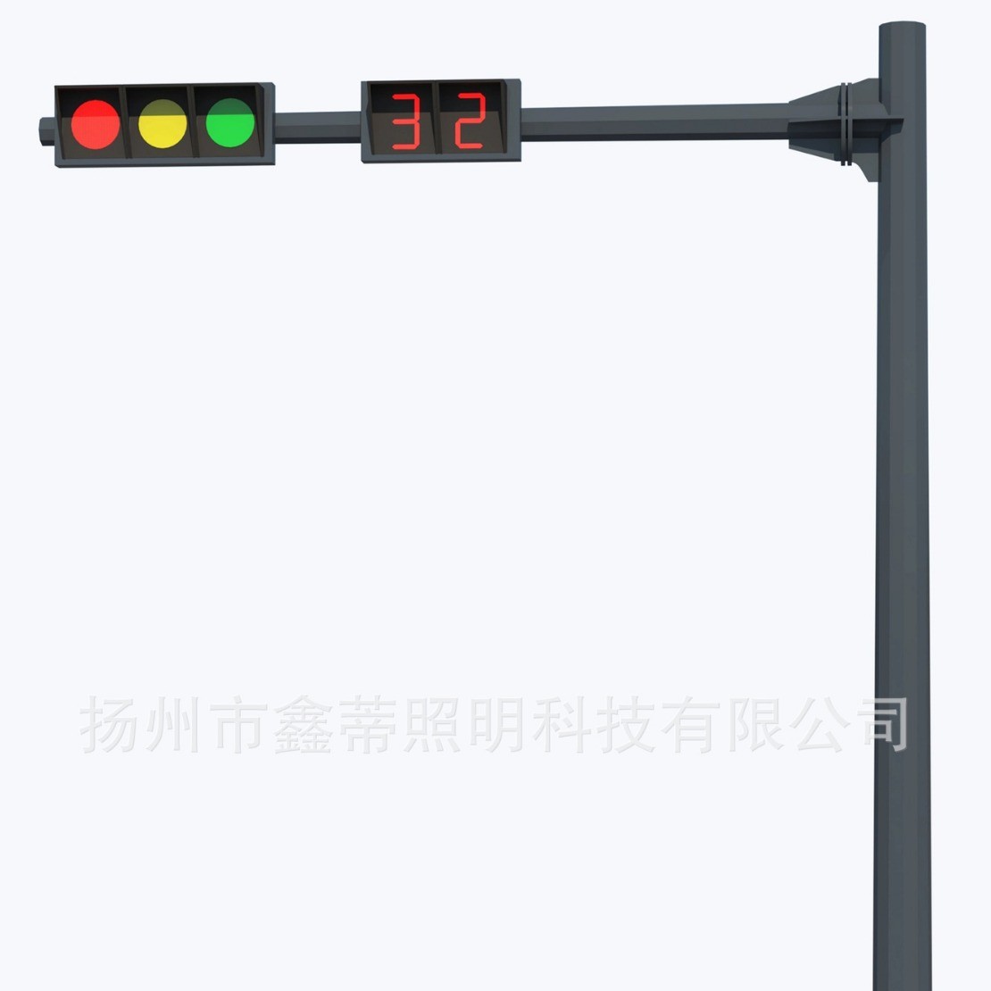 监控杆八角杆交通信号灯杆L型F杆热镀锌道路红绿灯杆八棱监控立杆
