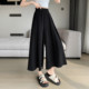 宽松阔腿裤 13高中学生岁14女孩15薄款 裤 12夏季 裙大码