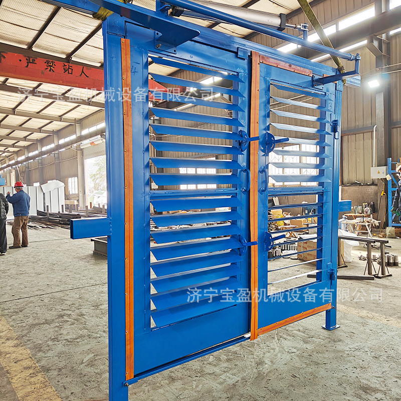 热销煤矿井下全断面调节无压风门纯风门控制百叶窗调节气动尺寸规