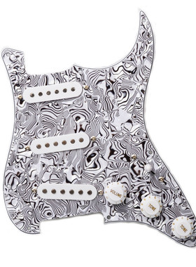 热销alnico5电吉他拾音器面板面板三单拾音器总成sss拾音器前盖板