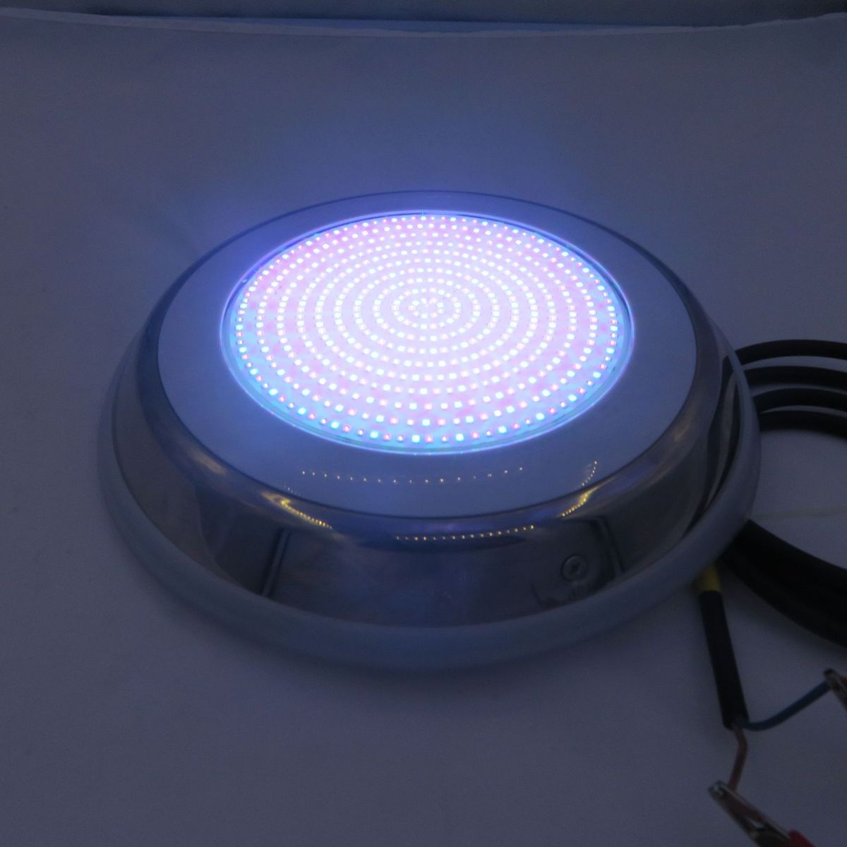 超薄全灌胶led户外水下景观灯水底灯挂壁式不锈钢rgb55w12v