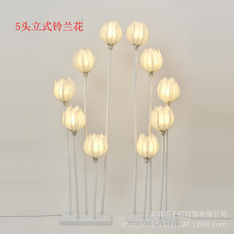 热销新款婚庆道具铃兰花蕾创意摆件灯迎宾区装饰婚礼现场背景布置