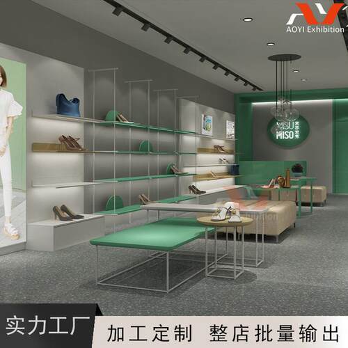 商场店铺鞋子包包鞋子货架墙面摆放包包展示架货架烤漆鞋子流水台