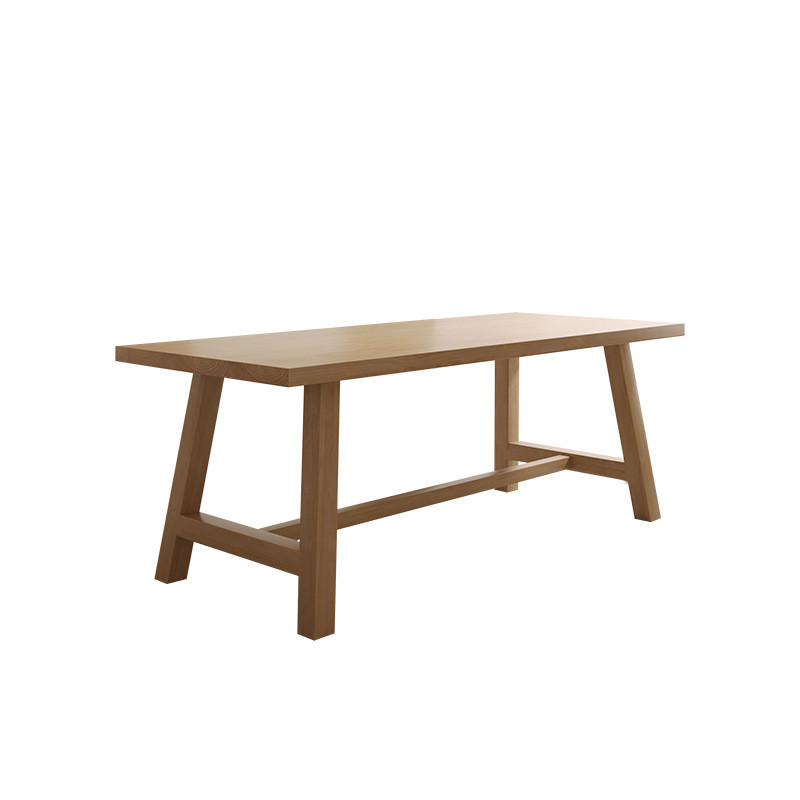 千慕客厅图书馆书桌实木家用学习桌现代简约办公桌椅组合大阅览桌