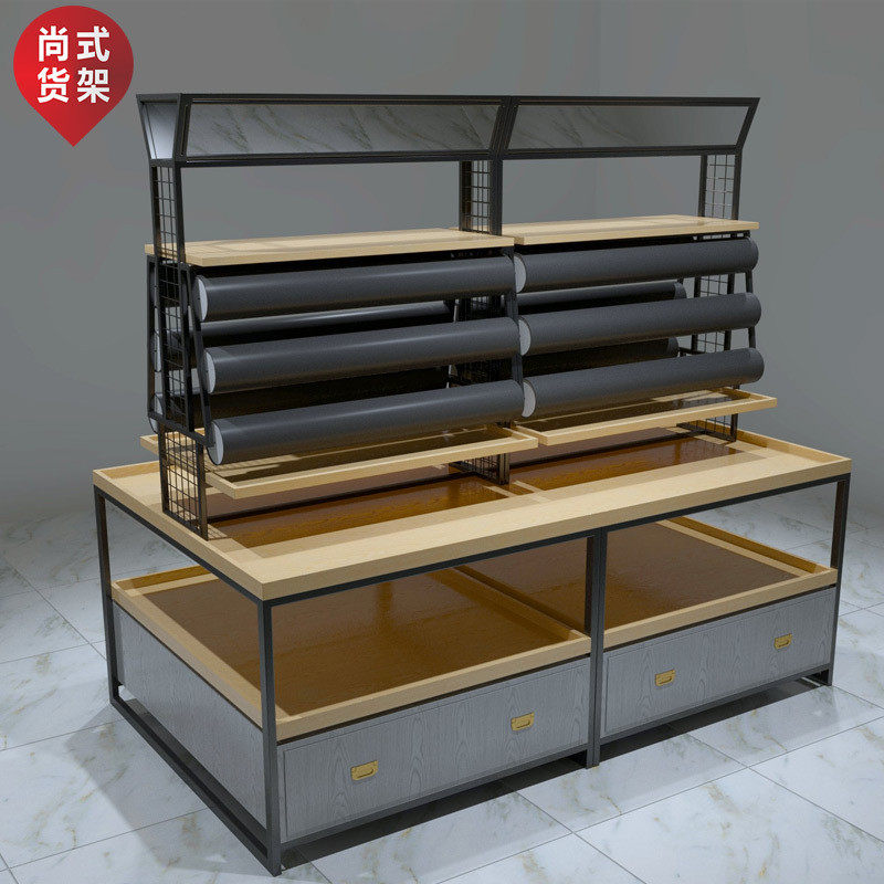 优品百货头箍伶俐货架货架筒流水台十元精品店货架便利店货架