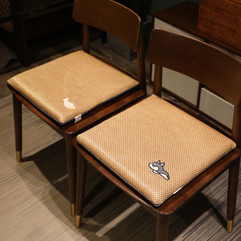 夏季坐垫椅子垫办公室久坐凉垫亚麻冰垫学校加厚座椅餐椅凳子屁垫,居家布艺,椅垫,淘宝优惠券,粉丝福利购,淘宝优惠卷