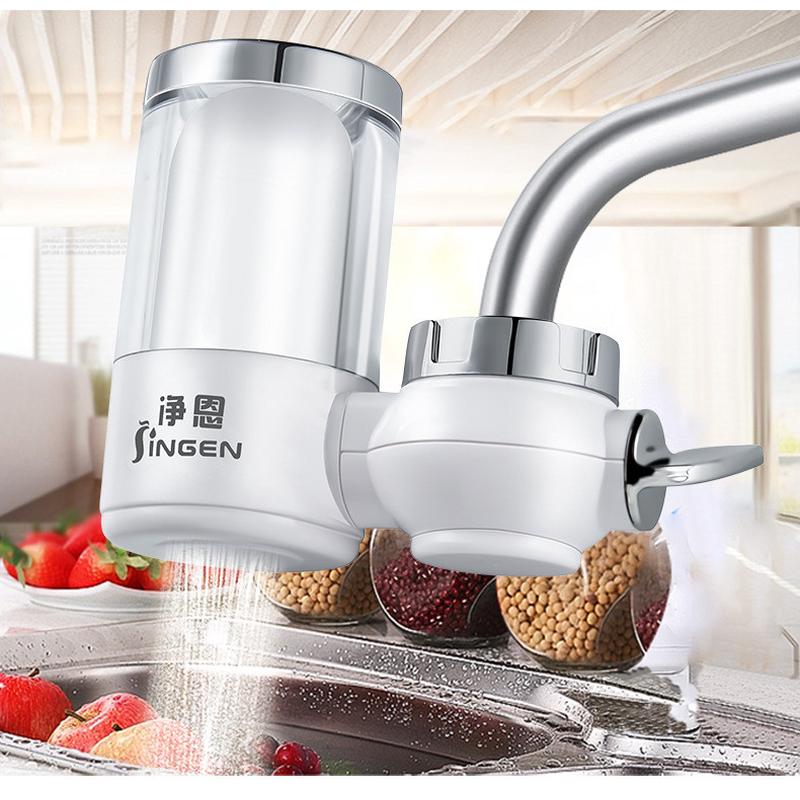 净恩水龙头过滤器jn21超滤自来水净水器除氯滤水器德国活性炭滤芯