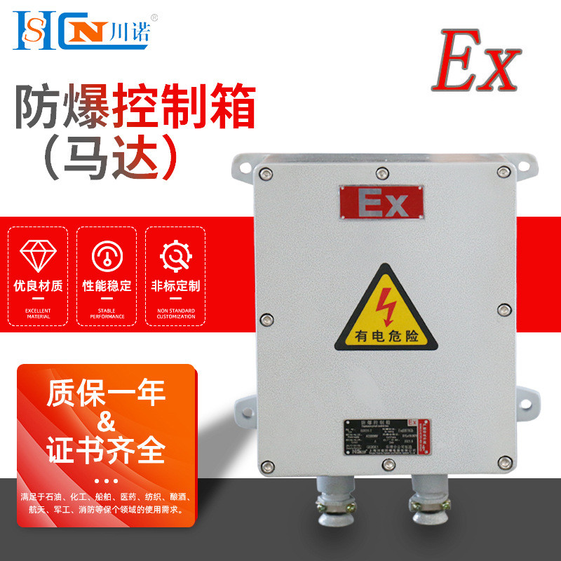防爆控制箱（马达）粉尘防爆接线箱配电箱风机控制按钮电源检修箱