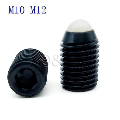代M10/M12碳钢内六角波珠螺丝 POM珠紧定弹珠柱塞 波仔多种长度
