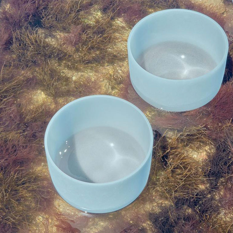 6-24寸水晶钵石英颂钵音乐碗静心套装瑜伽厂家直销减压音疗送棒垫