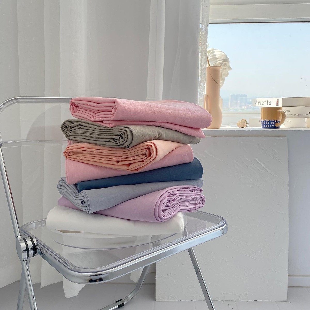 多色搭！韩风纯色舒服水洗棉床单单件全棉床笠单双人床罩被单定制,床上用品,床单,淘宝优惠券,粉丝福利购,淘宝优惠卷